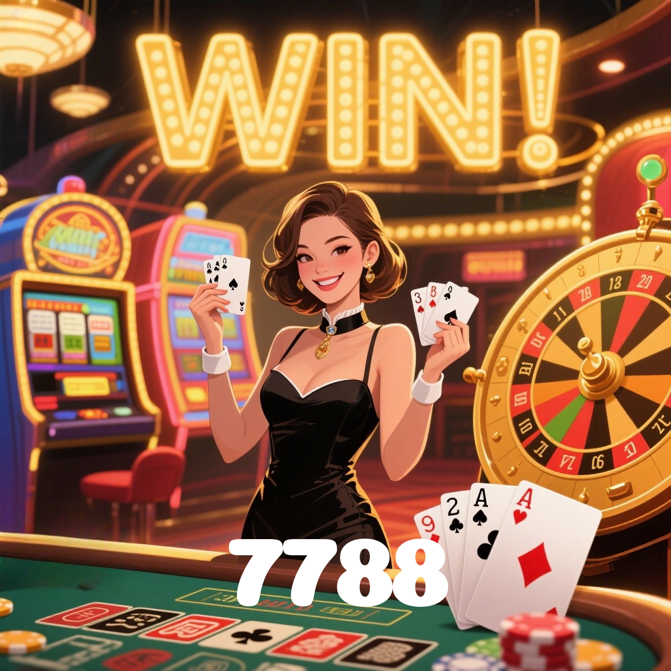 7788：Vença no poker e mostre que você é um mestre das cartas!